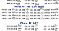 iPhone尺寸大全对照表（一览众多iPhone尺寸，选择适合你的理想机型）
